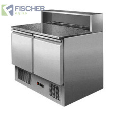 Fischer 2 Door Saladette Prep Fridge - ES02-58